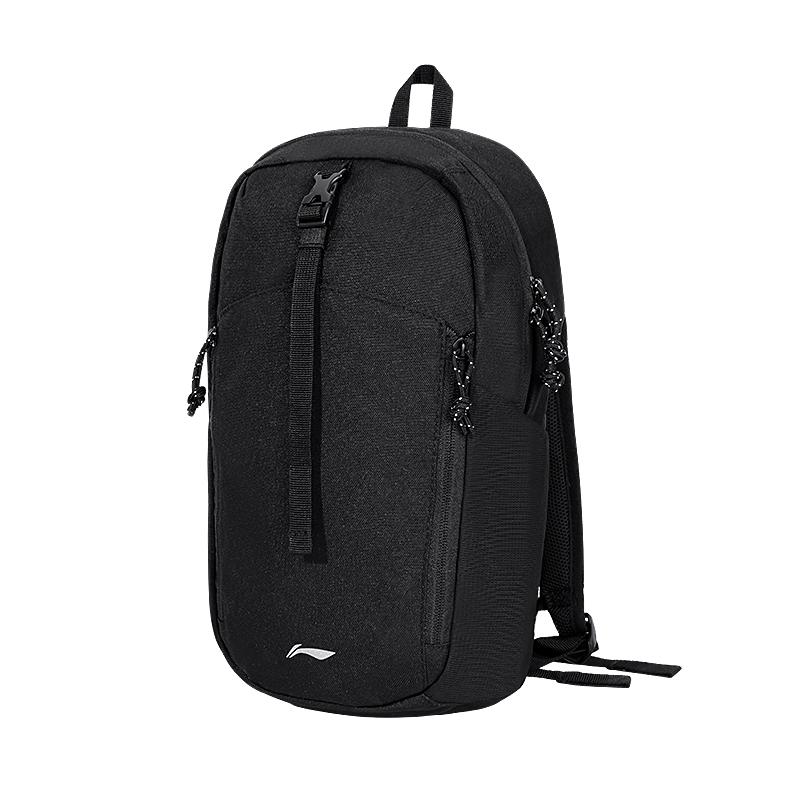 New LiNing Fabric Backpack Regular Unisex Black LQXB208-1