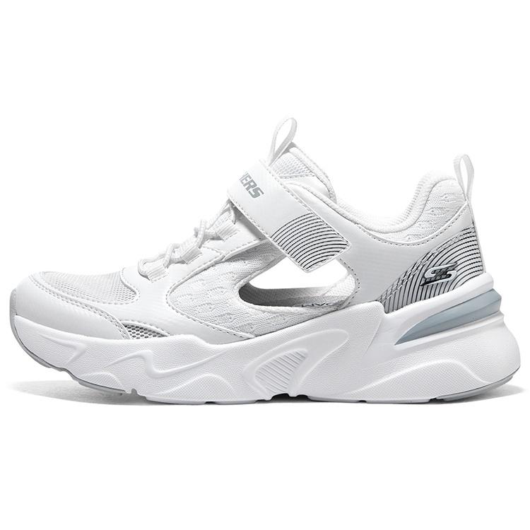 (GS) Skechers Bobs Bamina White Grey Kids 405257L-WGY EU 32