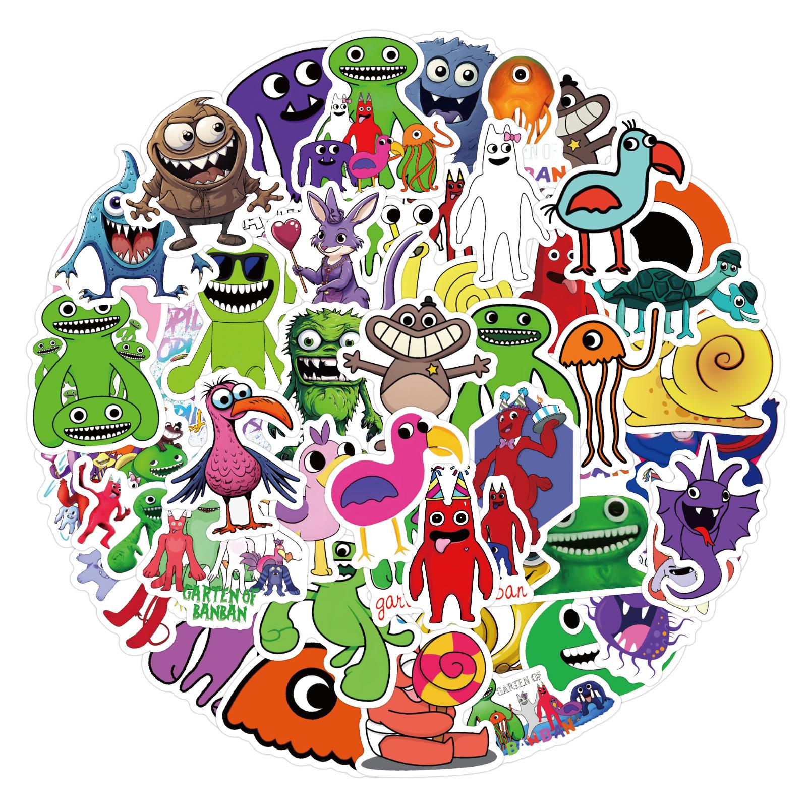 

60 Sheets Garten of Banban Graffiti Stickers for Notebooks & Luggage
