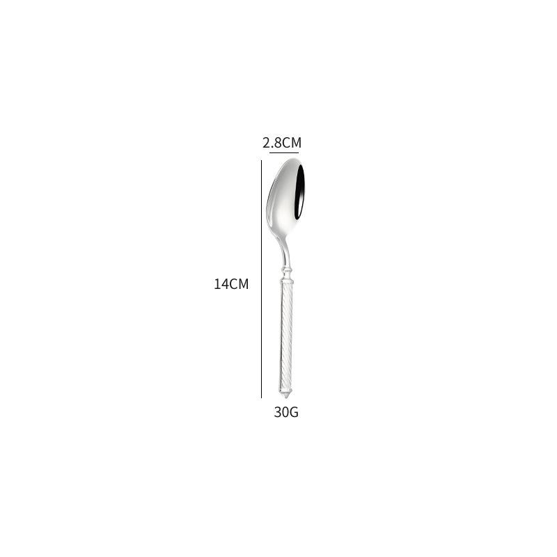 High Value 304 Stainless Steel Cutlery Set Hemp Rope Hotel Tablware Wedding Gift Luxury Knifves Forks Spoons Dinner Items