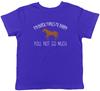 Mein Pferd macht mich glücklich, du nicht so sehr Kinder T-Shirt Jungen Mädchen