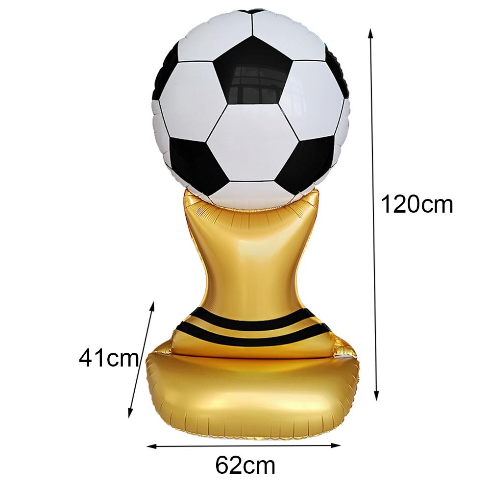 Standing Soccer Foil Balloon Kids Football Theme Birthday Party Baby Shower Decor Football Club Decor Supplies Boys Gifts