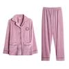 Coral Fleece Pajamas Women'S Autumn And Winter Long-Sleeved Flannel Large-Size Loungewear Spring And Autumn Island Fleece Warm Suit