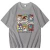 2025 Summer New Crayon Shin Chan Printed Short Sleeve T-shirt Women's Loose Fashion Street Loose Student Top Y2K Women's T-shirt