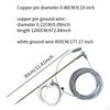 Grounding Rod with 40ft Female Ground Cord Easy To Use Universal Accessories Portable Kit