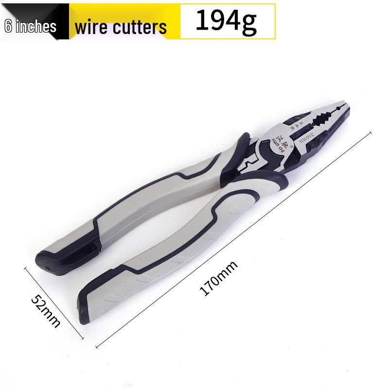High Hardness Steel Wire Cutters & 6-inch Angled Pliers for Household Use