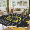 Nirvana Design Crystal Velvet Rug Soft Decorative Mat for Bedroom Entrance
