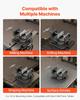 Tilting Vise, 4.25 Inch Jaw Width, Portable Drill Press Bench Vise, 090° Adjustable Tilt, Durable Cast Iron Construction, Workbench Vice for
