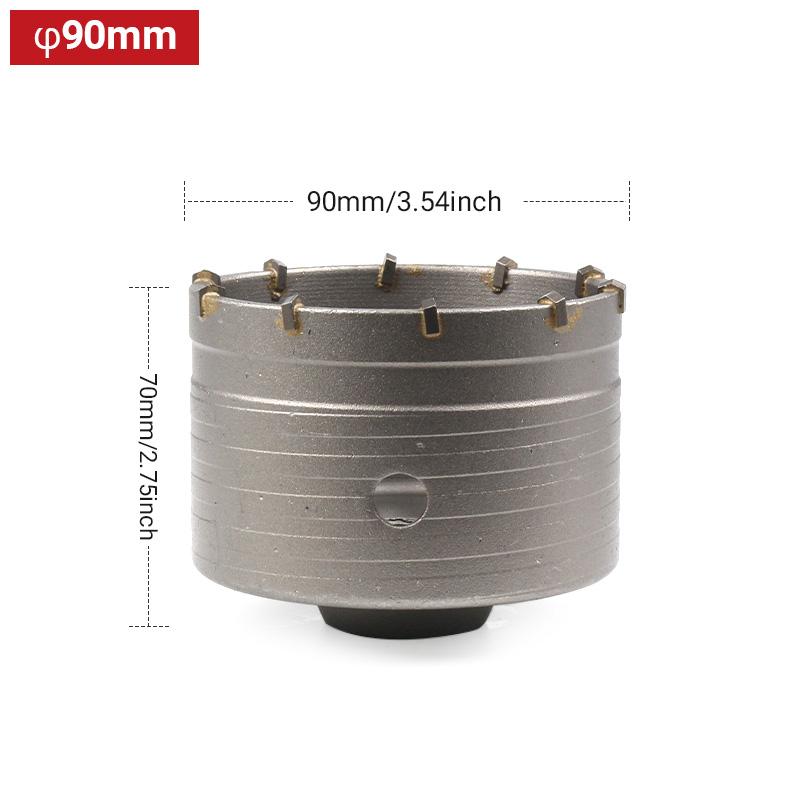 Wall Hole Opener Air Conditioning Pipe Impact Electric Hammer Drill Drill Drill Tool Brick Wall through Wall Dry Drilling Reamin