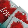 Love Heart Shower Curtain - Romantic Bathroom Decor