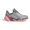 Adidas 4Uture Rnr El K Cushioning Support Low top Kids' Running Shoes Gray Pink Kids' FV2786