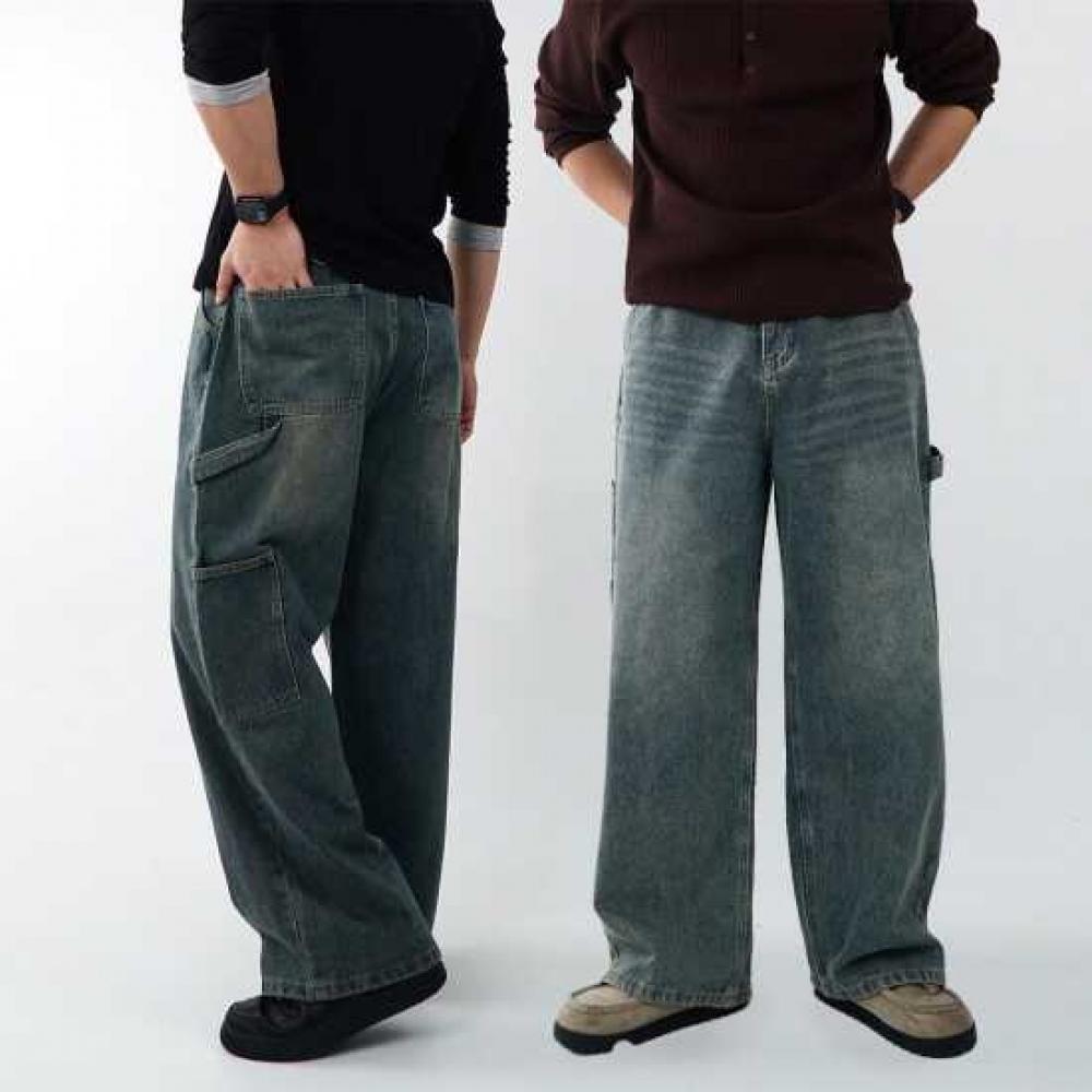 Onl Men S Wide jeanS Black