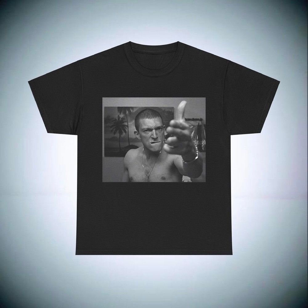 Unisex shirt Cotton Oversize Large Size La Haine Film Heavy Cotton Tee, gangster fan gift