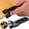 Woodworking Edge Trimmer Wood Plane Aluminum Alloy Corner Arc Trimming Tool with Blade Manual Fillet Scraper for Woodworking