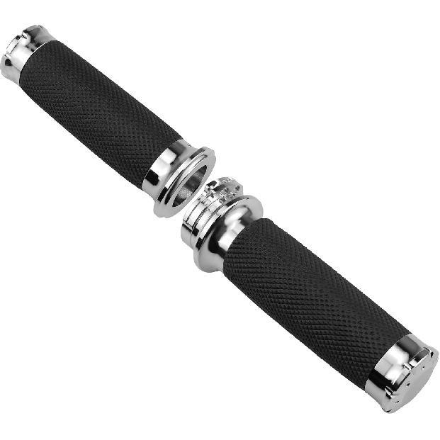 1 Inch/25mm MotorcycleGrips Cable Throttle Hand Grips for Harley Touring Softail Dyna Street Glide Sportster 883/1200Cruisers Choppers