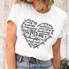 Praising Moms Quotes Printed T Shirts Unisex Summer Short Sleeve Fashionable Mother Plot Gift Female Tees Graphic Mama Y2k Tops