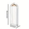 Sturdy Plastic Garment Bags with Zipper, Hanging Closet Storage for Coats,Jackets,Shirts,Wardrobe Protectors Hanging Organizer