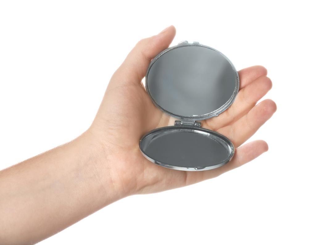 Akita, Akita Inu - Pocket mirror with a dog, personalized mirror for a purse, compact mirror with Art-Dog brand print.