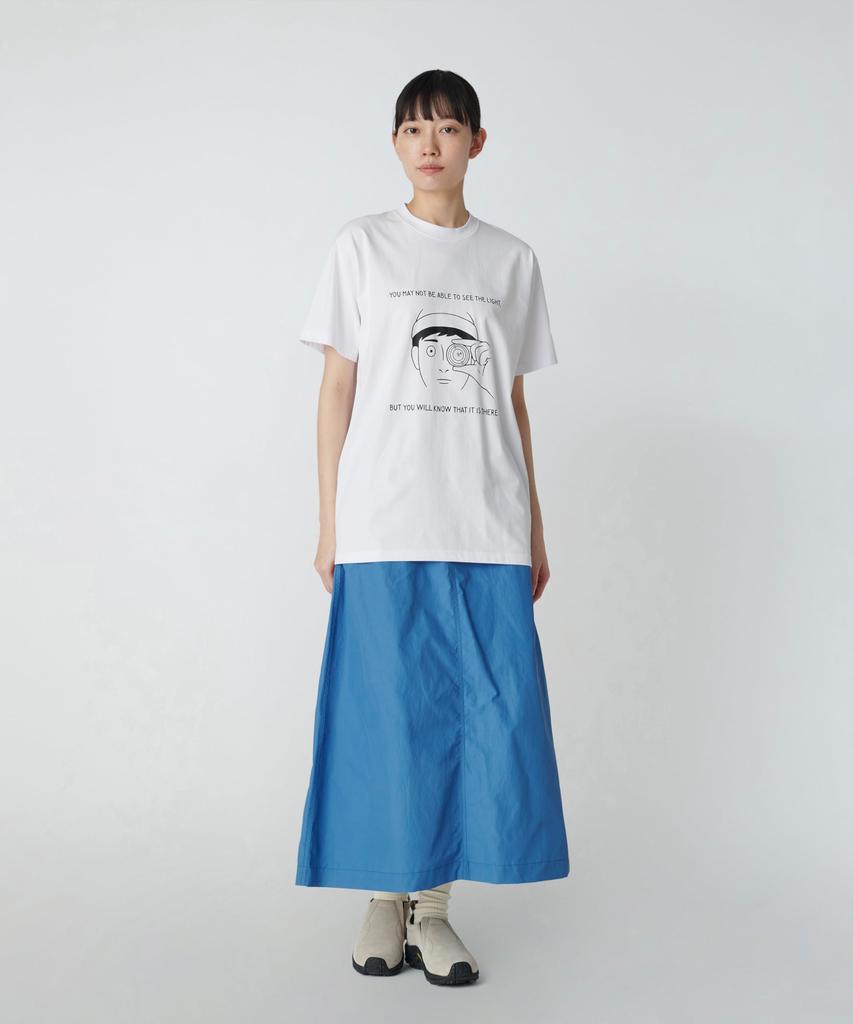 Lantern Eye Size S WHITE Festival Camping Outdoor [Snow Peak] T-shirt T-Shirt TS-25SU103