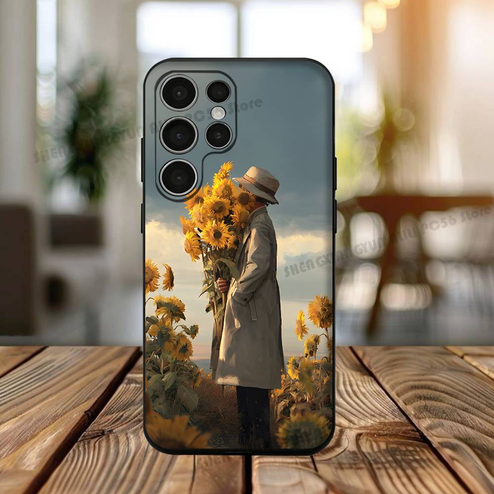 

Romance of Love Phone Case For Samsung S24 25 23 22 21 20 Plus Ultra 5G Lite Shockproof Cover Samsung S235G