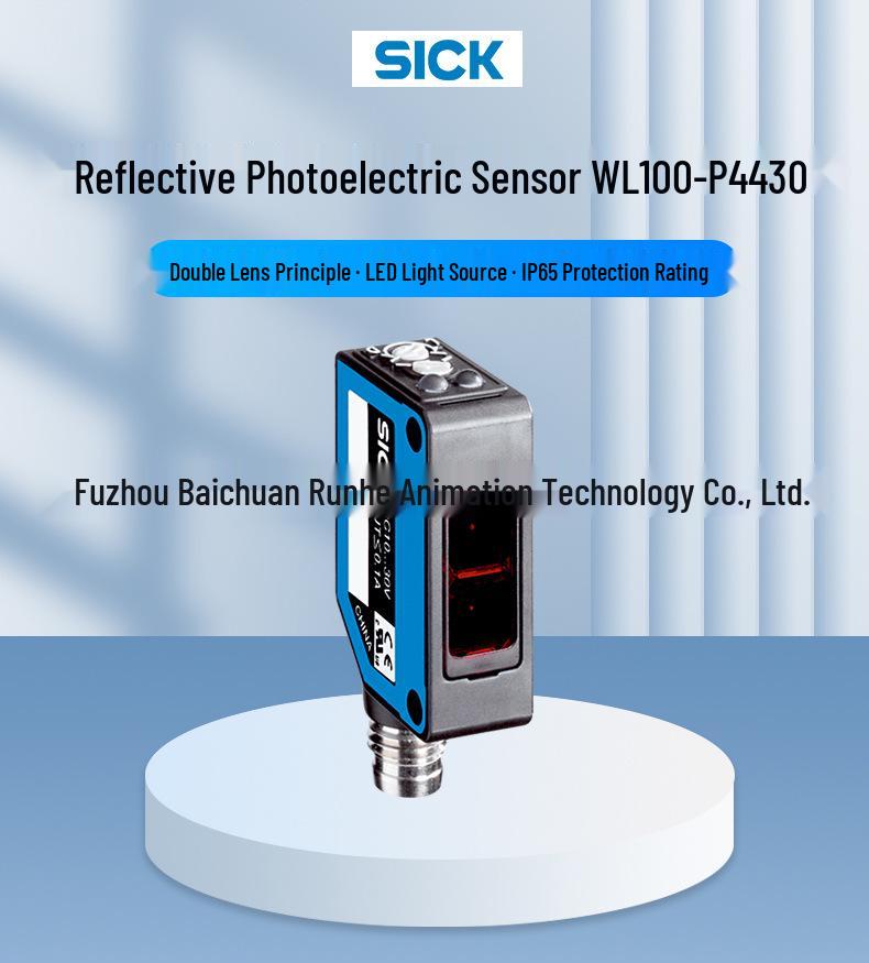 Sick Sensor WL100-P4430 Mini Photoelectric Switch (6028601) - Brand New, Inquire for Price