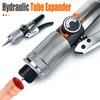 Manual Hydraulic Tube Expander Tool Kit with 7 Pipe Expander Heads Air Conditioner Copper Tube Flapper Refrigerator Tube Flapper