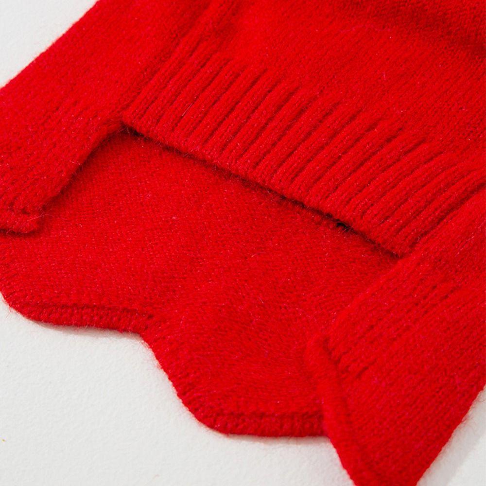 Lightweight Pet Knitted Sweater Adjustable Winter Knitted Pet Coat  for Dogs/Cats