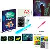 Exciting A5/a4/a3 Magic Drawing Board For Kids With Light Fun And Educational Toy