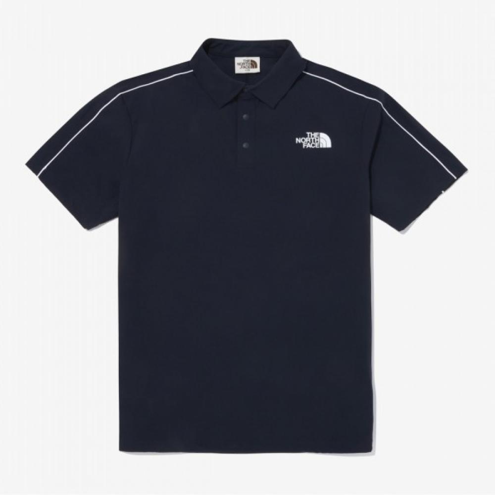 

North Face Tech Run Short Sleeve Polo Nt7pq03j Nav 110(XXL)