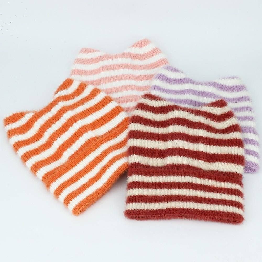 Winter Cat Ears Beanie Hat Soft Ear Protection Wool Cap Casual Wool Knitted Cap Outdoor Wear