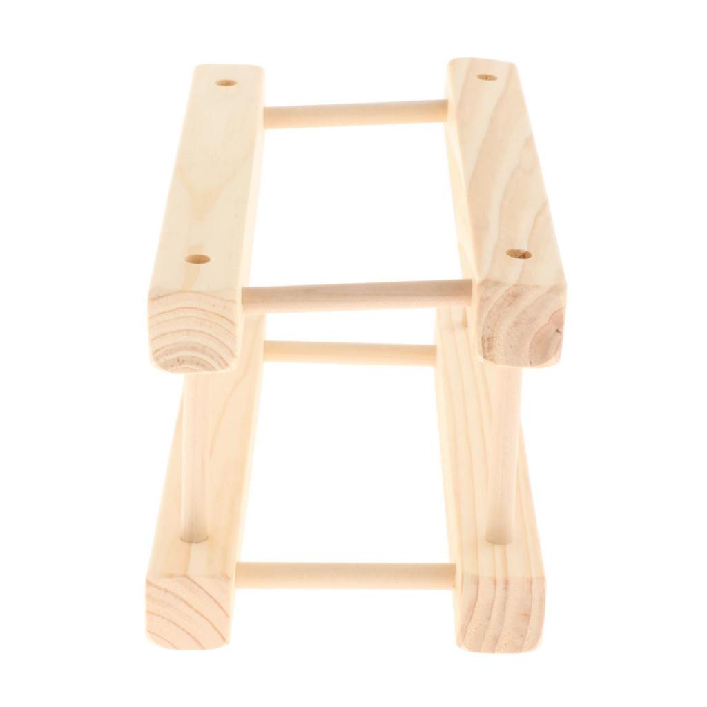 Wooden Bottle Holder Table Top Stands Rack Display Stand for Home Decor Kitchen Organization