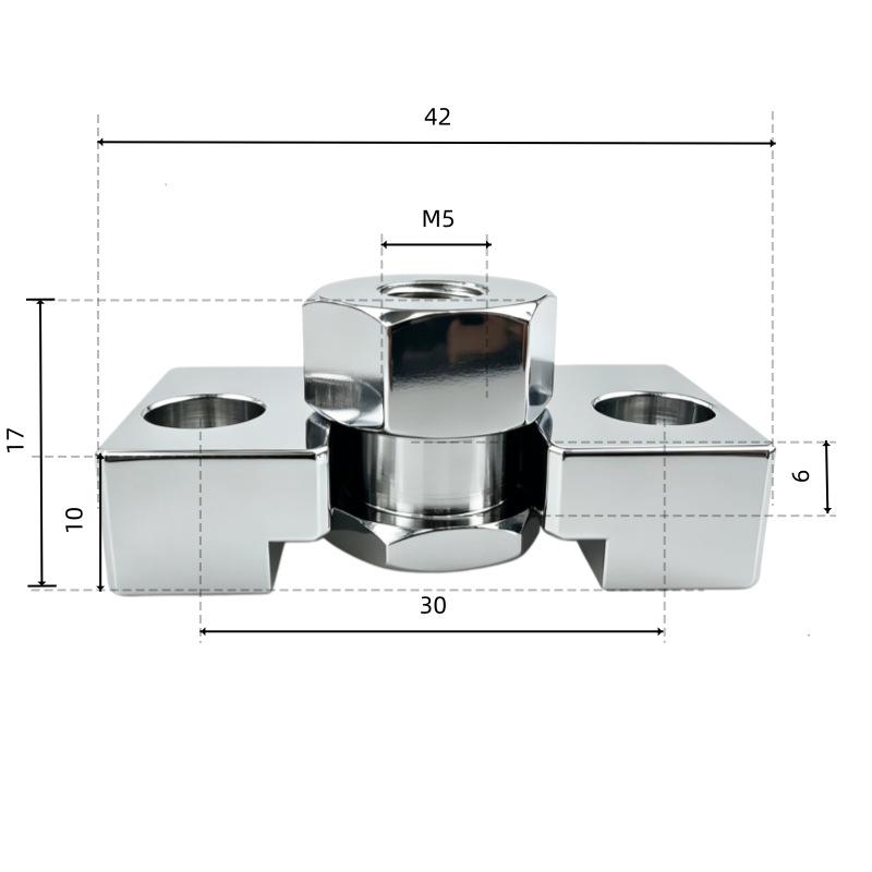 Floating Joint FYZIAA/FNZEAA-M3/4/5/6/8/10/14/18 Cylinder Connector, Internal & External Threads