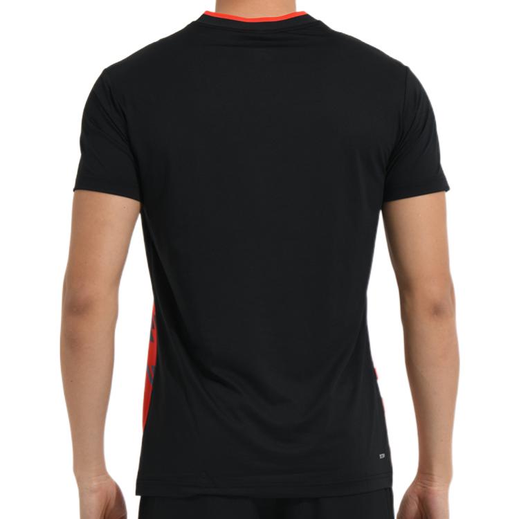 Li Ning Tischtennis Kollektion T-Shirt Herren Schwarz AAYS017-1