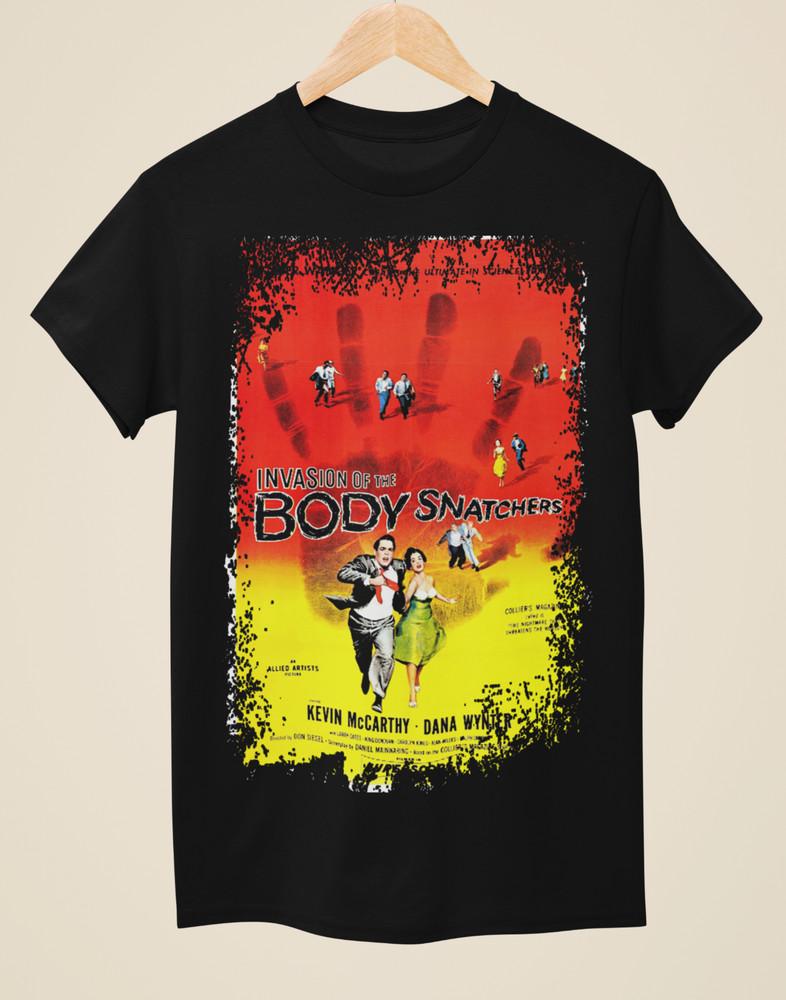 

Invasion of the Body Snatchers - Movie Poster inspired Unisex Black T-Shirt Unisex T-Shirt M