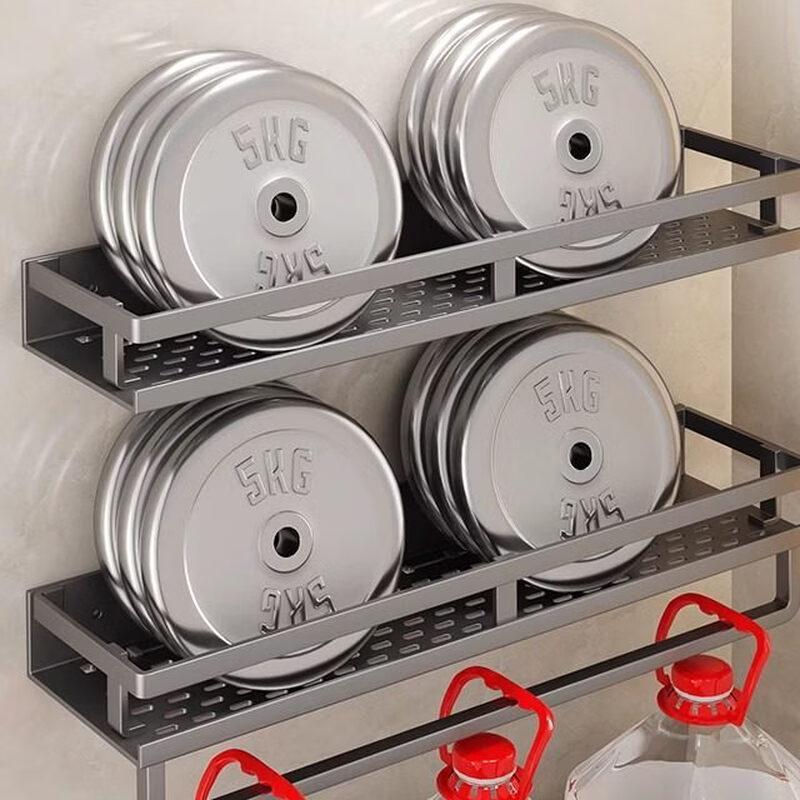 LIEI Punch-Free Wall-Mounted Bathroom Storage Rack