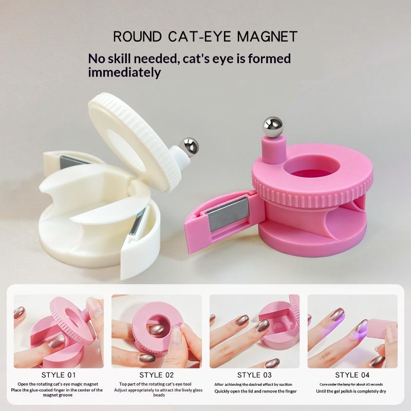 Automatic Cat Eye Magnet Nail Art Magnet Tool Wide Light Cat Eye French Cat Eye Magnet Professional Nail Tool Nail Artifact