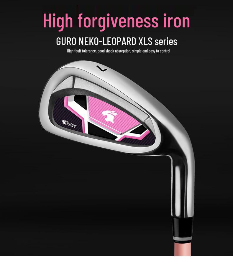 Beginner 7 Iron Golf Club with Carbon Shaft for Men and Women – Portable Practice Club