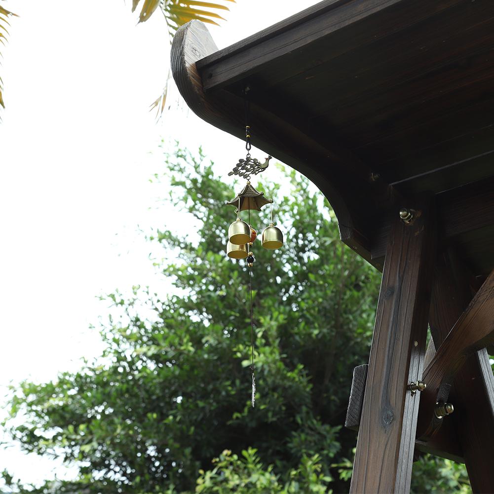 Antique Wind Chime Yard Garden Metal Wind Bells Elephant Chimes Metal Decoration Hanging Decor Ornaments