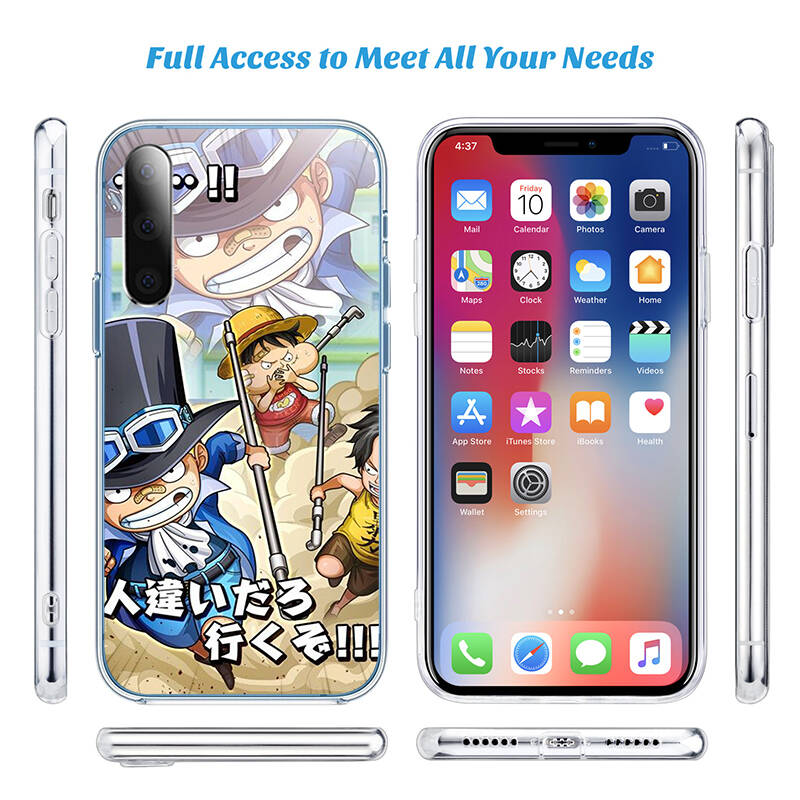 One Piece ACE Luffy Sabo Phone Case for Motorola G14 G15 G24 G30 G31 G32 G34 G41 G42 G51 G52 G50 G60S G60 G62 G72 G71 G73 G84 G85 G200 E32
