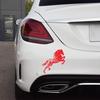 KKJOY 19.5X20CM Car Sticker Handsome Horse Waterproof Vinyl Decal Car Accessories Pegatinas Para Coche DIY Car Styling