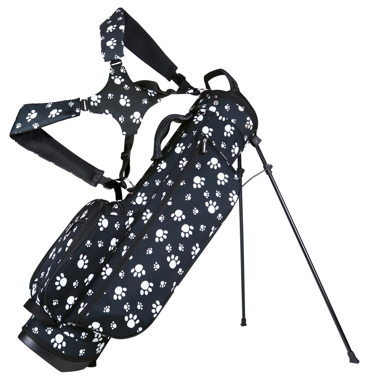 

AZROF Slim Stand Caddy Bag Nikukyu Black AZ-SLCB01 223