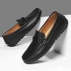 Handmade Mens Genuine Leather Loafers Stylish Casual Driving Flats Slip-on Shoes Comfy Moccasins Leisure Walk Male Walking Shoes
