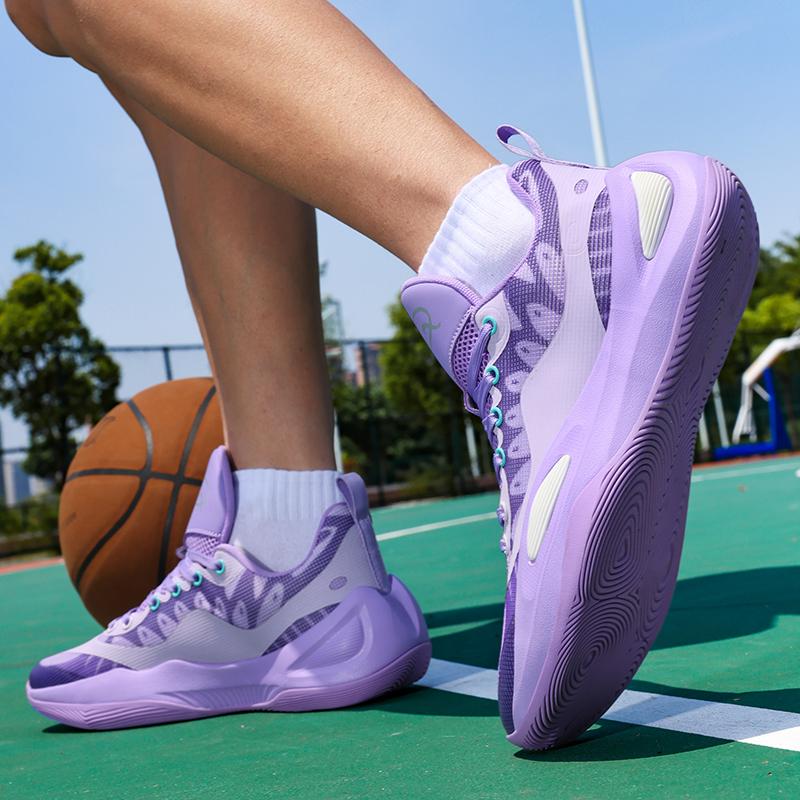 2025 New style basketball shoes men's net surface sports shoes shock-absorbing breathable and odor-resistant running shoes