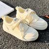 Little white shoes women's shoes Korean with skirt 2025 new spring shoes children ins tide niche versatile board shoes