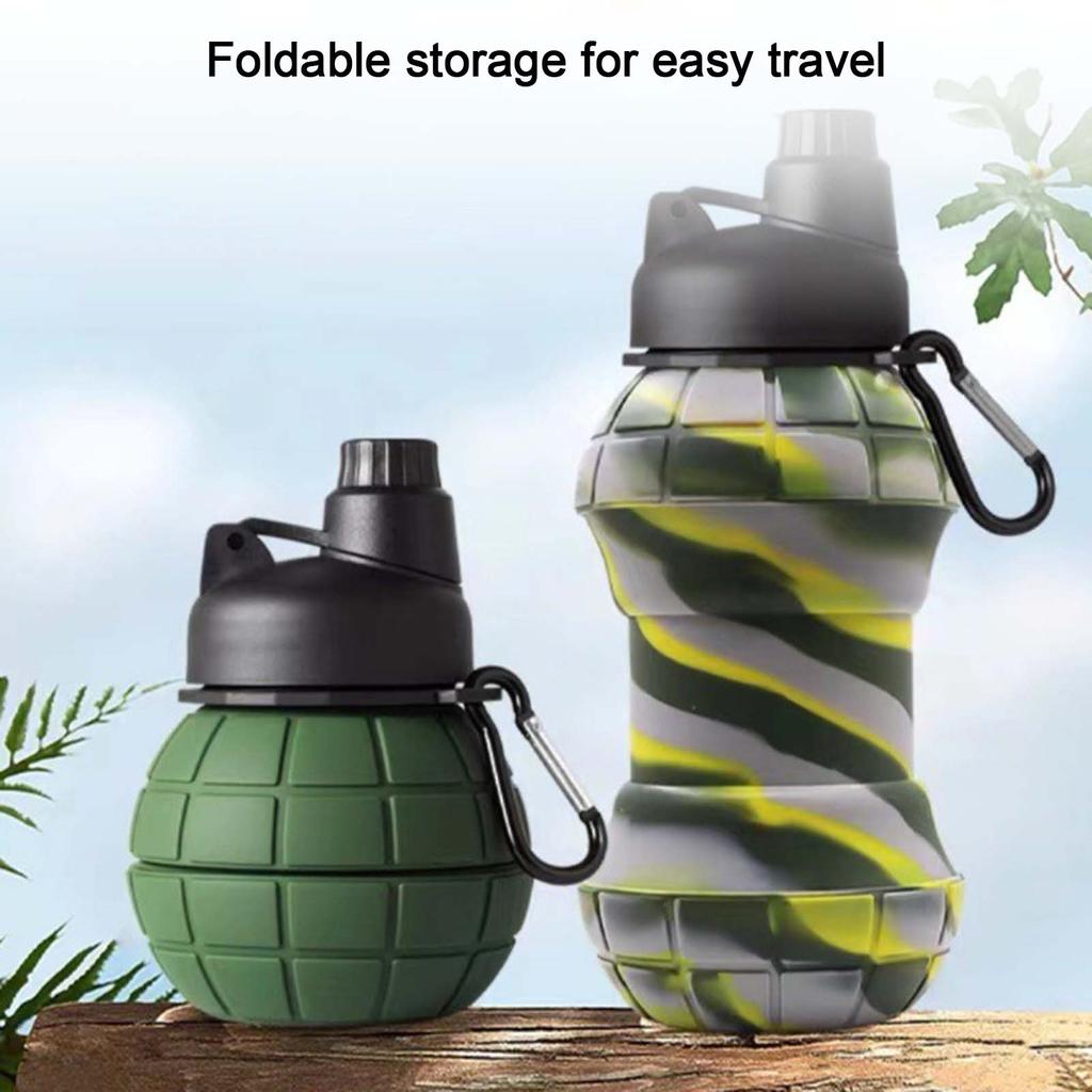 Sport-Wasserkocher, große Kapazität, platzsparend, praktisch, langlebig, faltbar, für Reisen, Camping, Wasserflasche, Outdoor-Versorgung