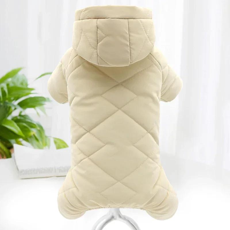 

Зимняя одежда для собак Комбинезон Худи Пальто Комплект Костюмы для маленьких собак Йоркширский терьер Померанский шпиц Пудель Бишон фризе Шнауцер Одежда Ромпер XS（old）