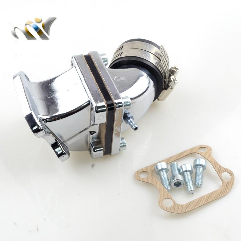 High Performance carb INLET Manifold Intake PIPE for DIO 18/27 50 CX ZX SE50 SK50 SA50 Elite Spree Shadow 2 Stroke scooter Moped