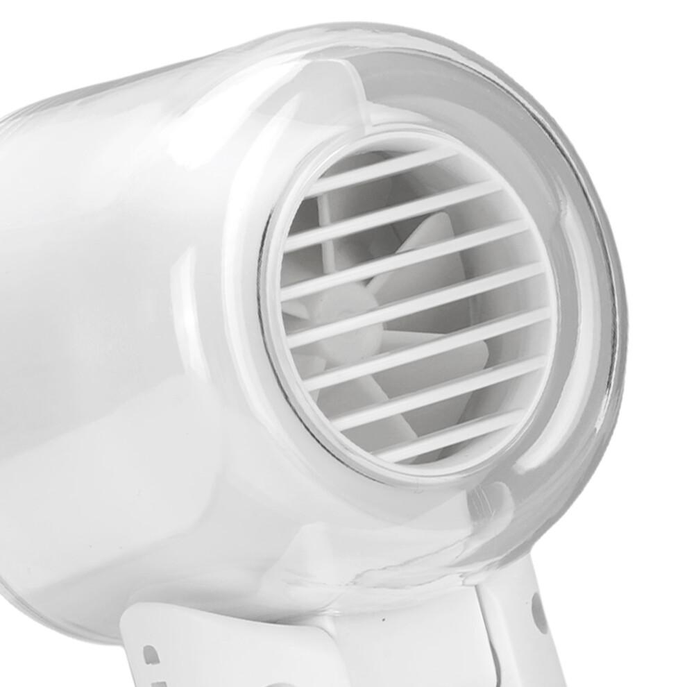 Rechargeable Portable Handheld Fan 5-Speed, 3600mAh, 162mm White