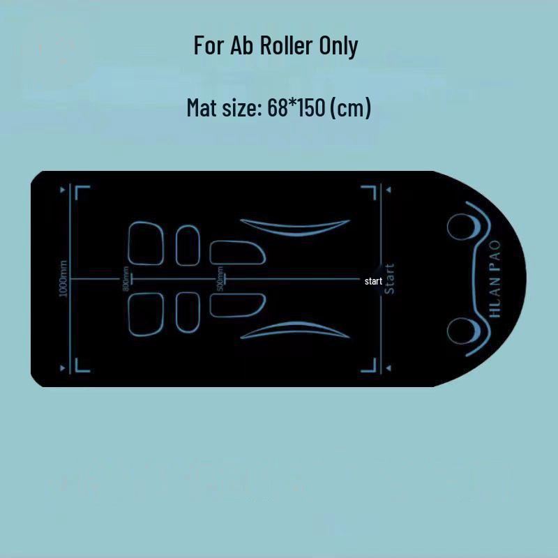 Men s Fitness Ab Wheel Thickened Mat - Yoga Knee Pad for Abdominal Training 130x50