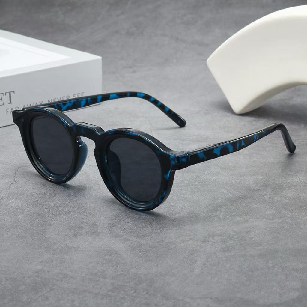 New Vintage Round Sunglasses Women Men Brand Circular Sun Glasses Female Oval Eyewear Sunglasses for Male Female Eyeglasses